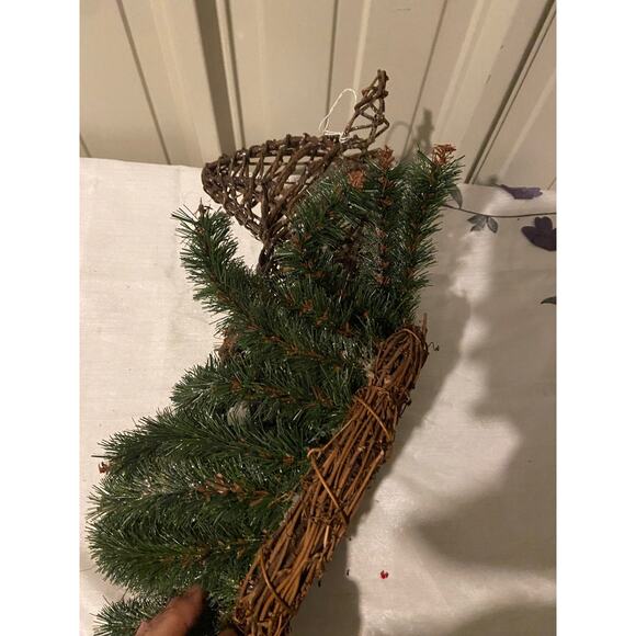 Wicker deer head decoration - Picture 3 of 6